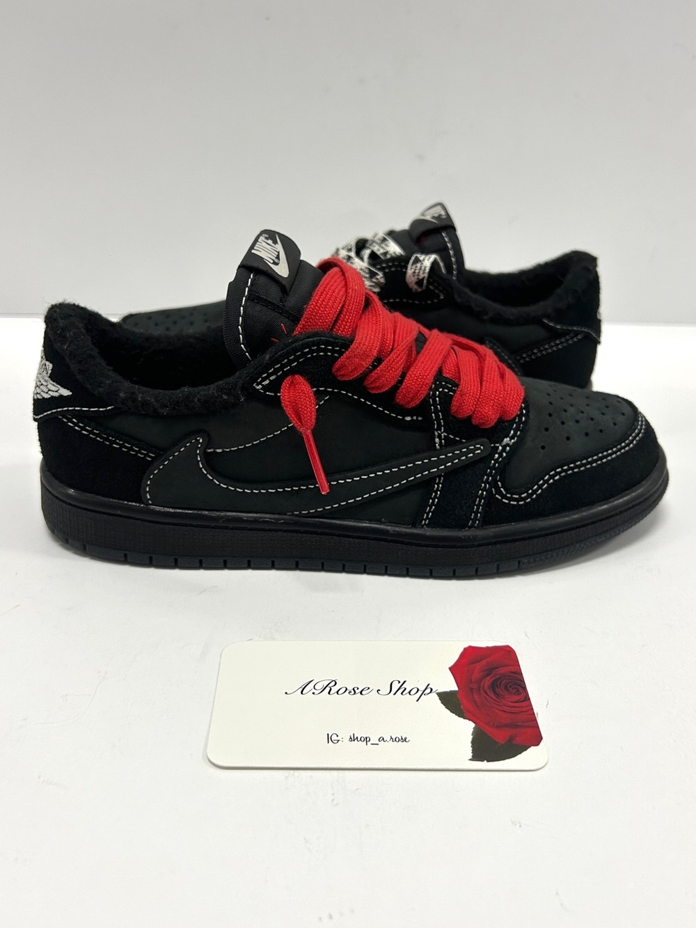 Travis Scott x Nike Air Jordan 1 Retro Low PS ‘Phantom’ (DO5442 001) Size: 2.5 Y
